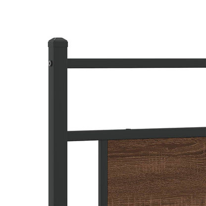 Giroletto senza Materasso Rovere Marrone 100x200 cm Truciolato