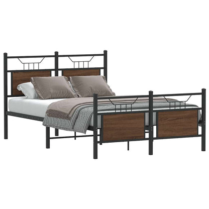 Giroletto senza Materasso Rovere Marrone 120x190 cm Truciolato | homemem39