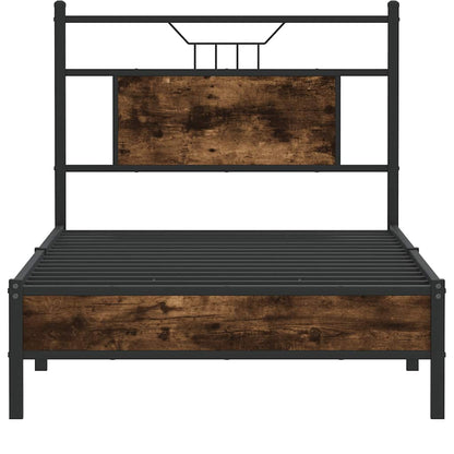 Giroletto senza Materasso Rovere Fumo 75x190 cm in Truciolato