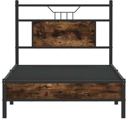 Giroletto senza Materasso Rovere Fumo 90x190 cm in Truciolato