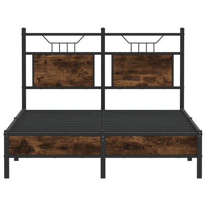 Giroletto senza Materasso Rovere Fumo 120x190 cm in Truciolato