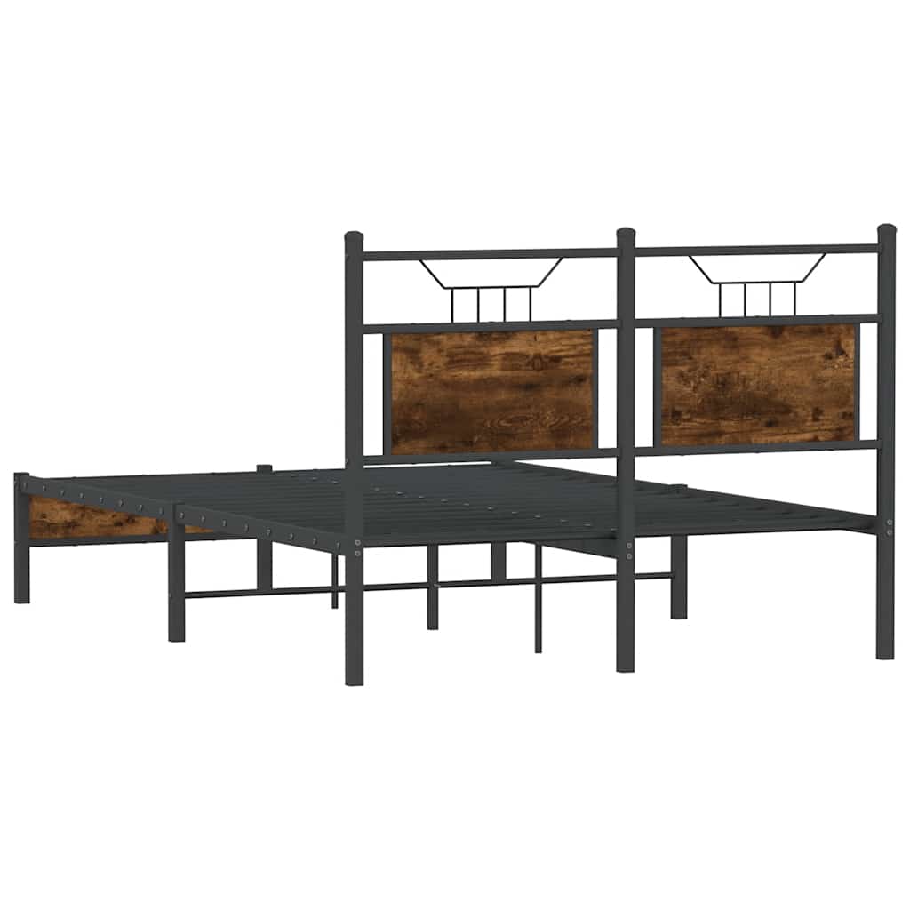 Giroletto senza Materasso Rovere Fumo 120x190 cm in Truciolato
