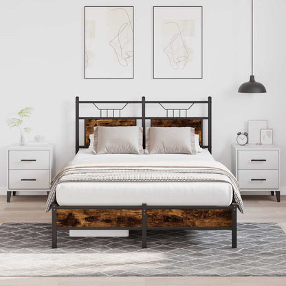 Giroletto senza Materasso Rovere Fumo 120x190 cm in Truciolato