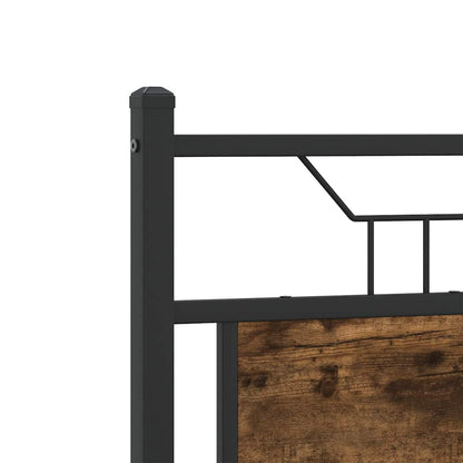 Giroletto senza Materasso Rovere Fumo 120x200 cm in Truciolato