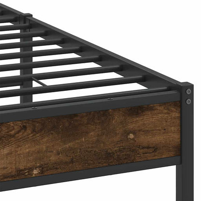 Giroletto senza Materasso Rovere Fumo 140x190 cm in Truciolato