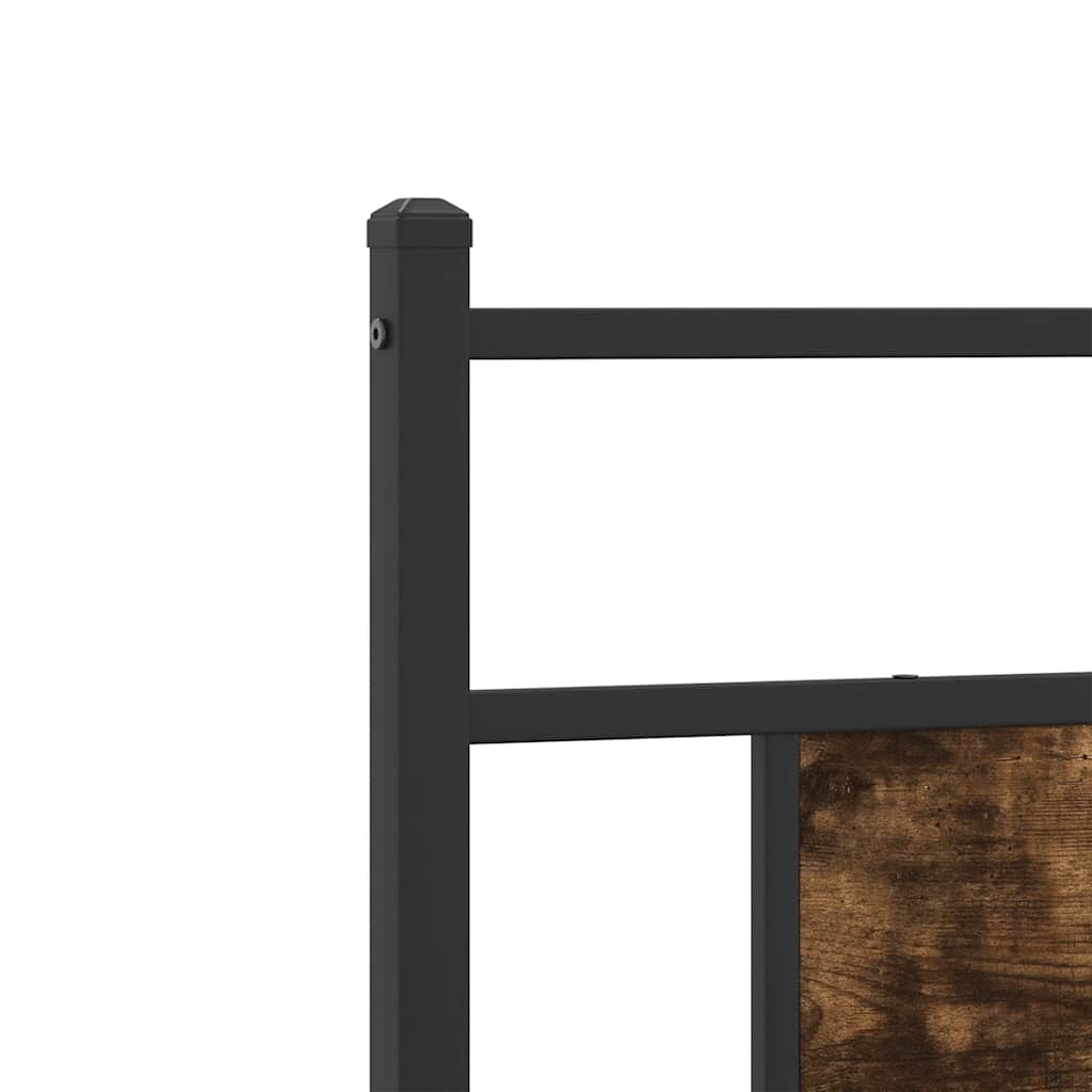 Giroletto senza Materasso Rovere Fumo 80x200 cm in Truciolato