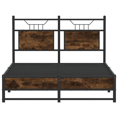 Giroletto senza Materasso Rovere Fumo 120x190 cm in Truciolato