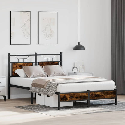 Giroletto senza Materasso Rovere Fumo 120x200 cm in Truciolato