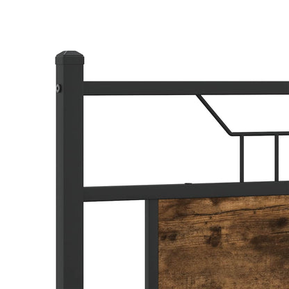 Giroletto senza Materasso Rovere Fumo 140x190 cm in Truciolato
