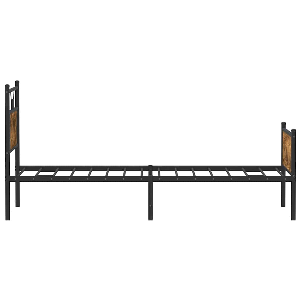Giroletto senza Materasso Rovere Fumo 75x190 cm in Truciolato