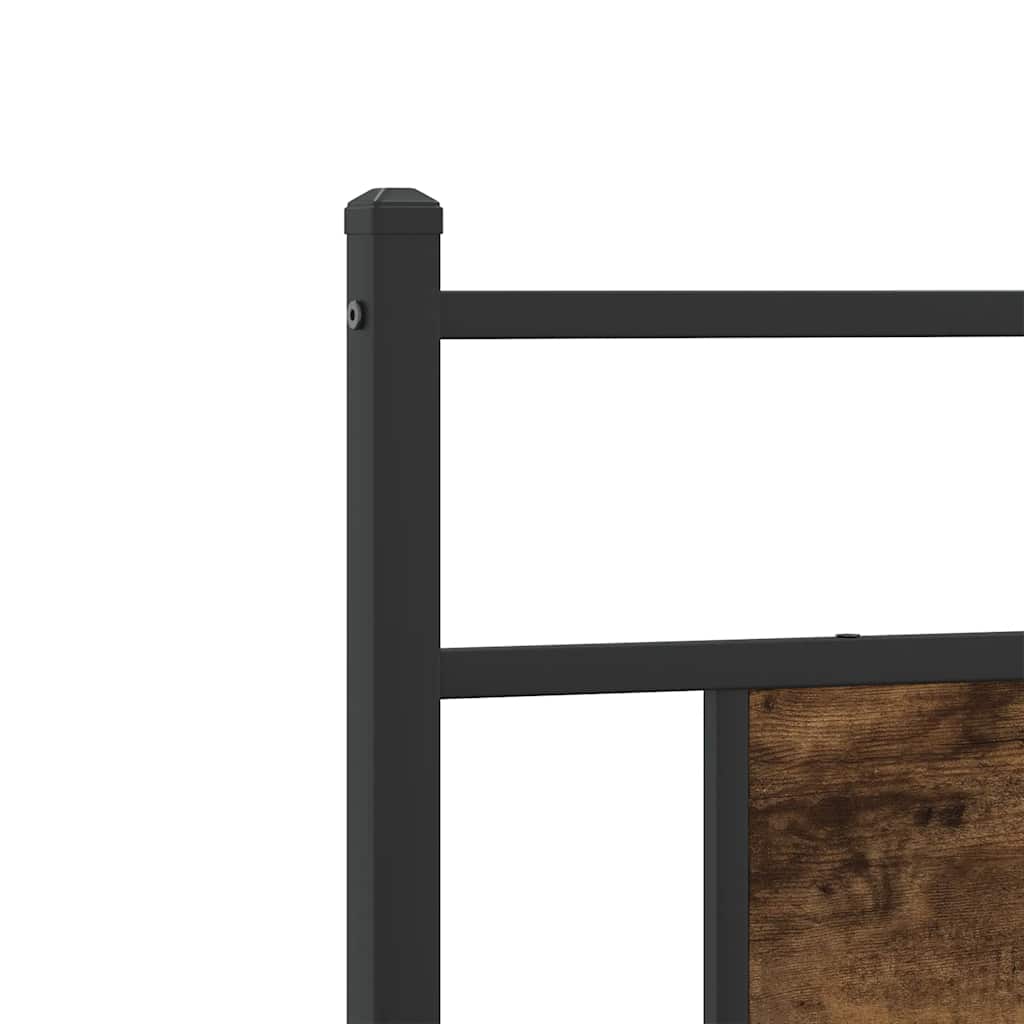 Giroletto senza Materasso Rovere Fumo 80x200 cm in Truciolato