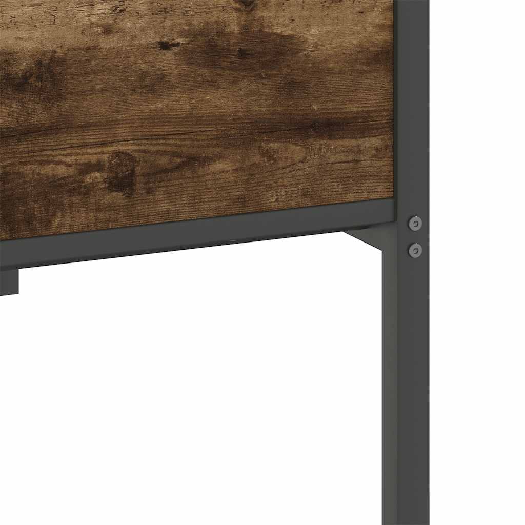 Giroletto senza Materasso Rovere Fumo 100x190 cm in Truciolato