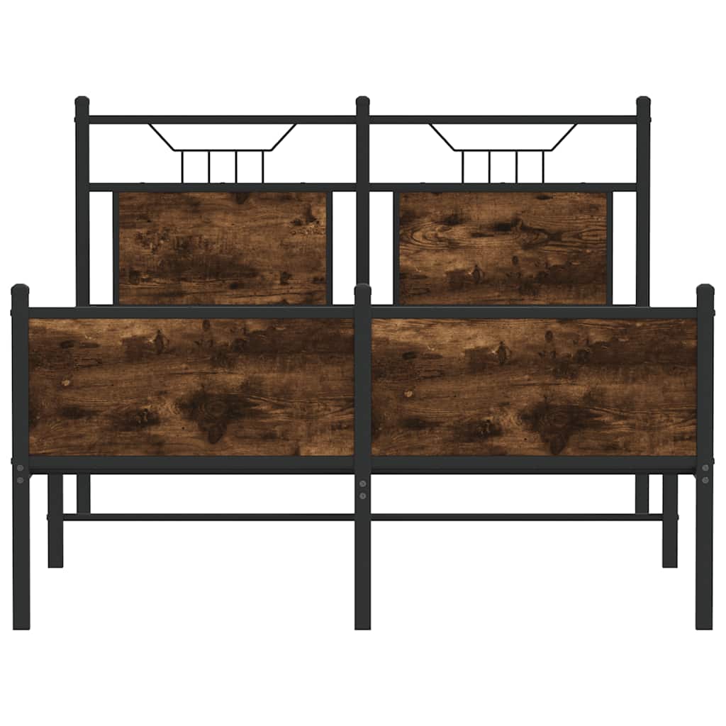 Giroletto senza Materasso Rovere Fumo 120x200 cm in Truciolato