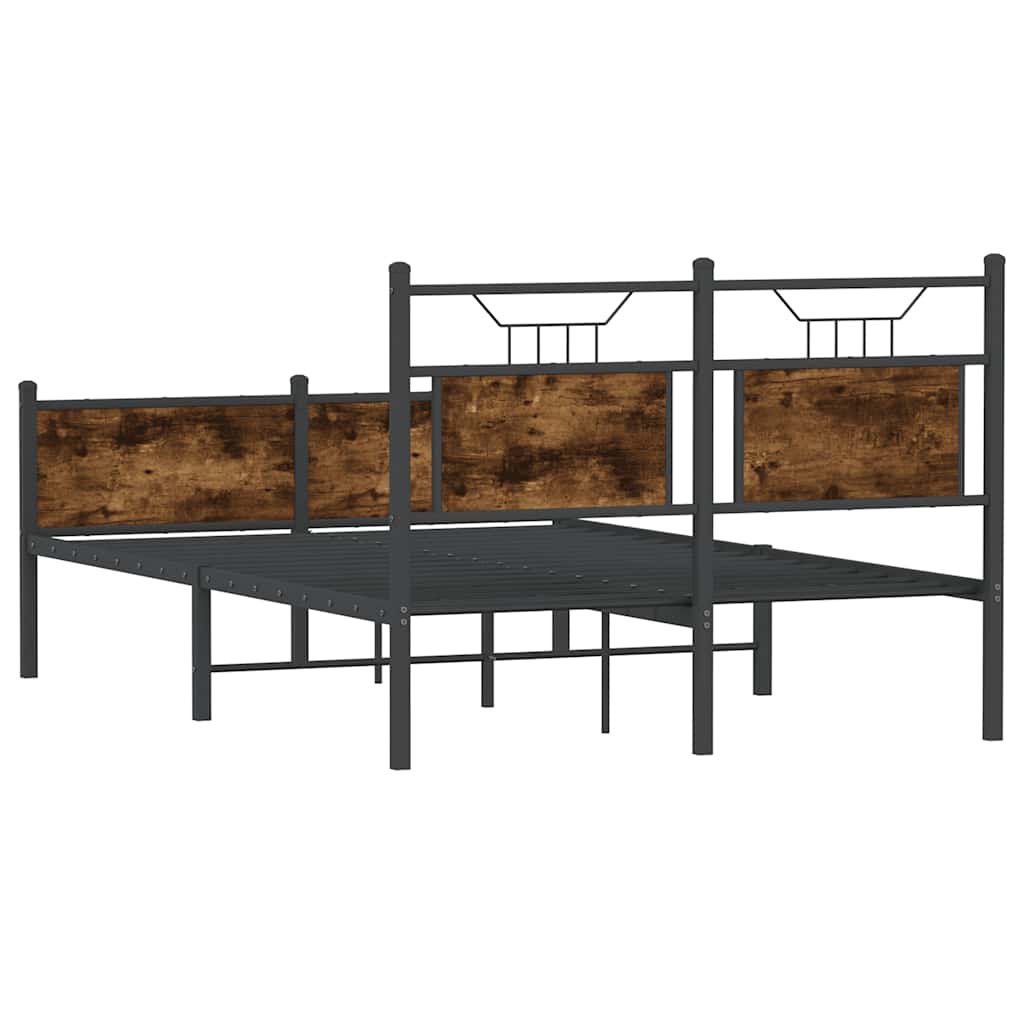 Giroletto senza Materasso Rovere Fumo 120x200 cm in Truciolato
