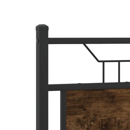 Giroletto senza Materasso Rovere Fumo 120x200 cm in Truciolato