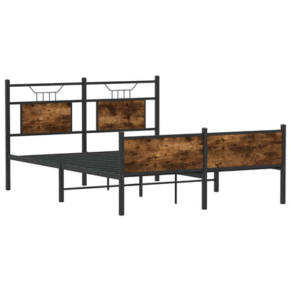 Giroletto senza Materasso Rovere Fumo 140x190 cm in Truciolato