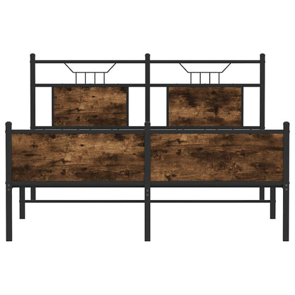 Giroletto senza Materasso Rovere Fumo 140x190 cm in Truciolato