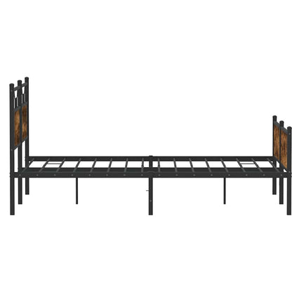 Giroletto senza Materasso Rovere Fumo 140x190 cm in Truciolato