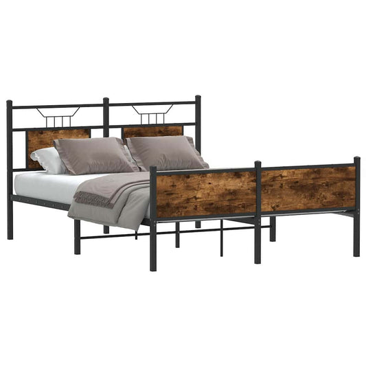 Giroletto senza Materasso Rovere Fumo 140x200 cm in Truciolato | homemem39