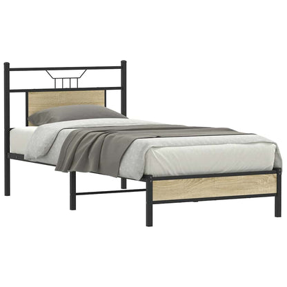 Giroletto senza Materasso Rovere Sonoma 75x190 cm in Truciolato | homemem39