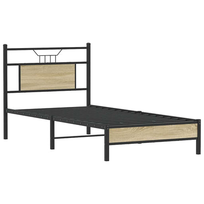 Giroletto senza Materasso Rovere Sonoma 75x190 cm in Truciolato