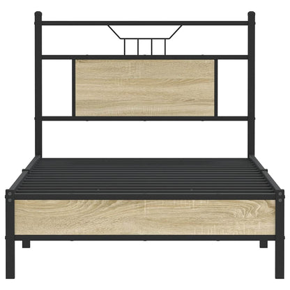 Giroletto senza Materasso Rovere Sonoma 75x190 cm in Truciolato