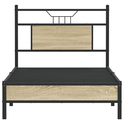 Giroletto senza Materasso Rovere Sonoma 80x200 cm in Truciolato