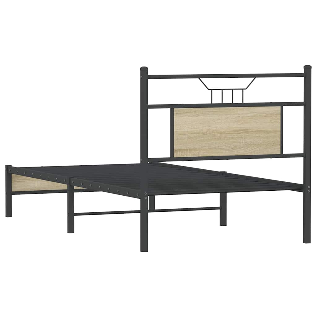 Giroletto senza Materasso Rovere Sonoma 80x200 cm in Truciolato