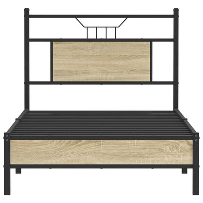 Giroletto senza Materasso Rovere Sonoma 90x200 cm in Truciolato