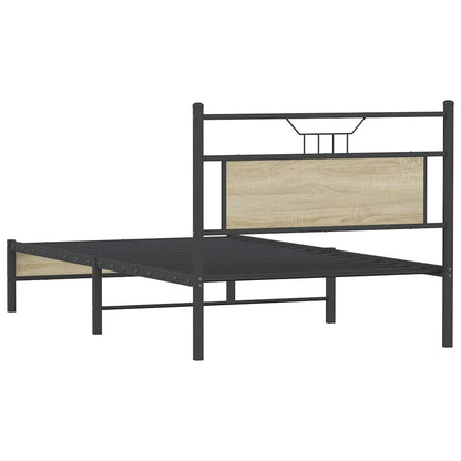 Giroletto senza Materasso Rovere Sonoma 100x200cm in Truciolato