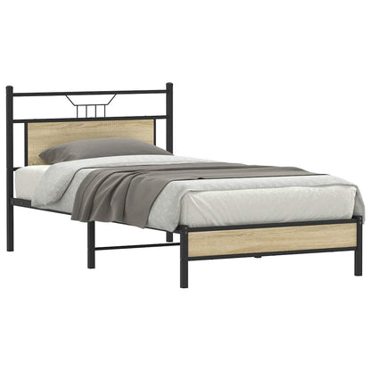 Giroletto senza Materasso Rovere Sonoma 107x203cm in Truciolato | homemem39