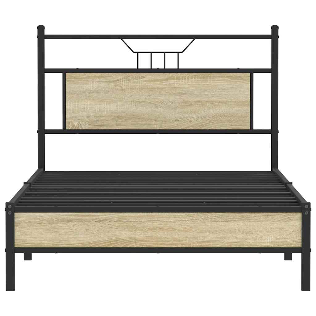 Giroletto senza Materasso Rovere Sonoma 107x203cm in Truciolato | homemem39