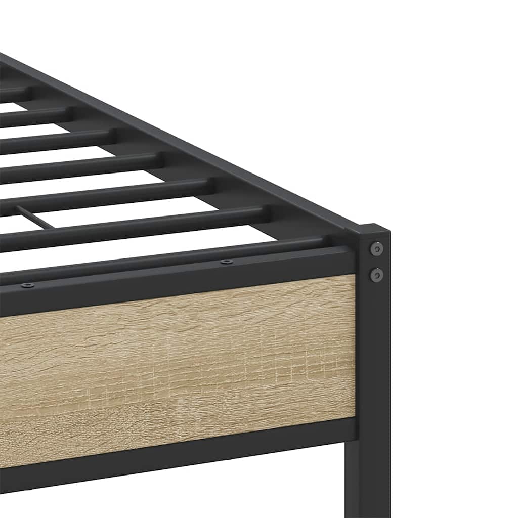 Giroletto senza Materasso Rovere Sonoma 120x200cm in Truciolato
