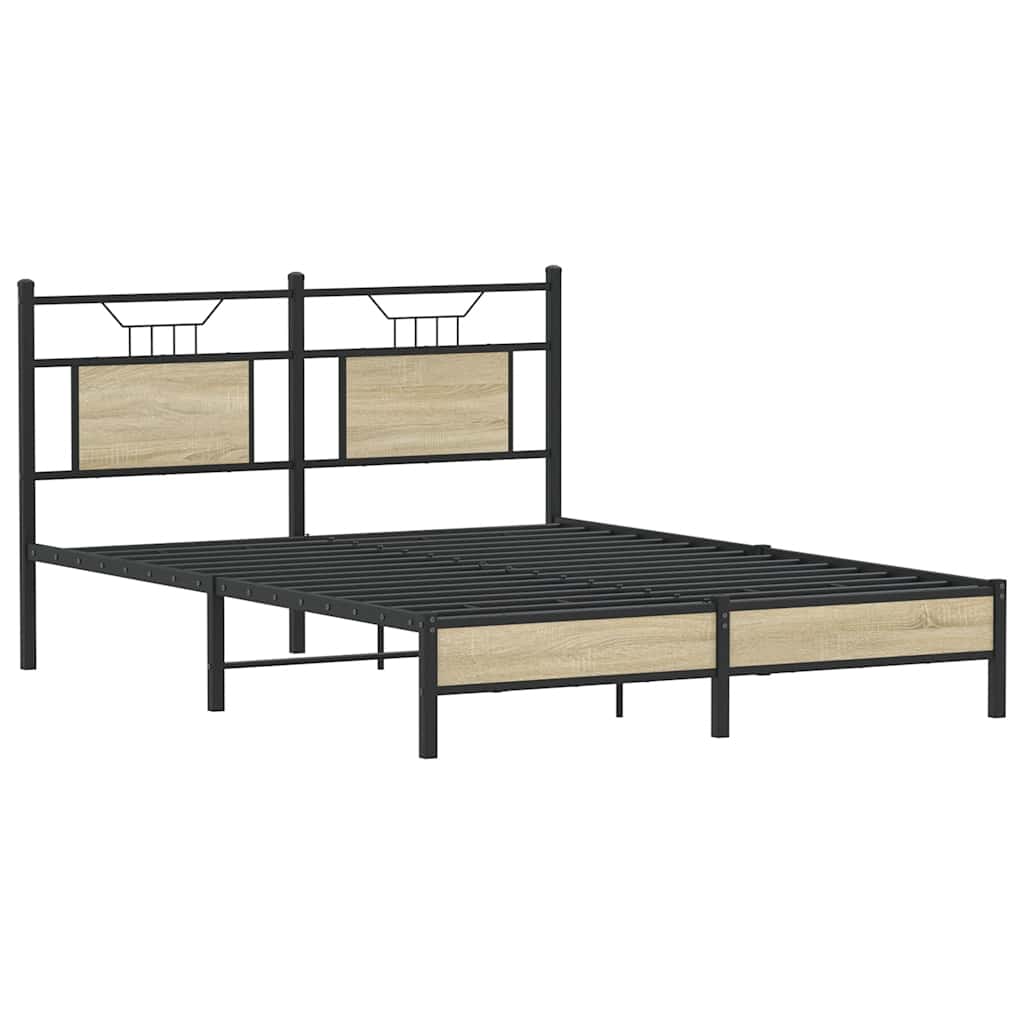 Giroletto senza Materasso Rovere Sonoma 137x190cm in Truciolato