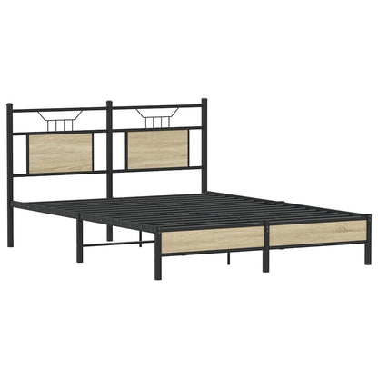Giroletto senza Materasso Rovere Sonoma 137x190cm in Truciolato
