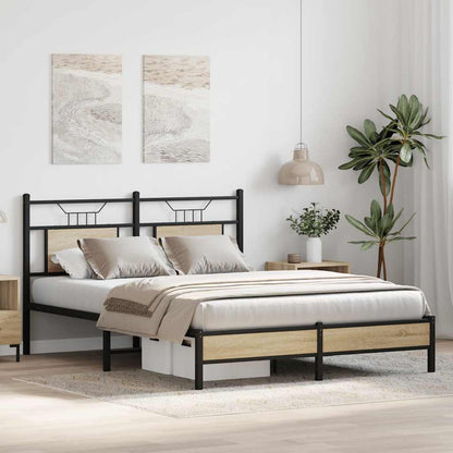 Giroletto senza Materasso Rovere Sonoma 140x190cm in Truciolato