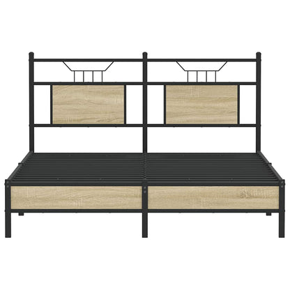 Giroletto senza Materasso Rovere Sonoma 140x190cm in Truciolato
