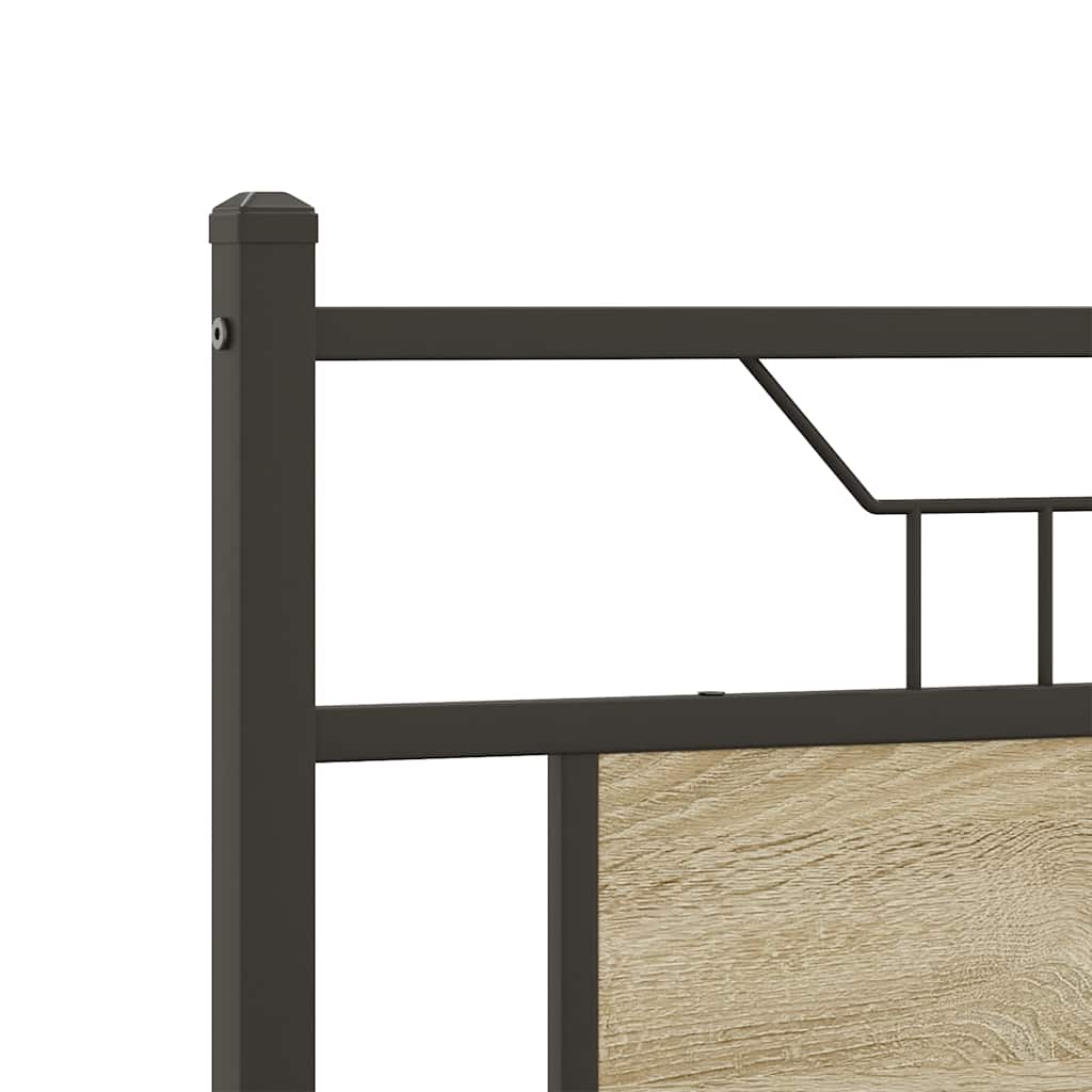 Giroletto senza Materasso Rovere Sonoma 140x200cm in Truciolato