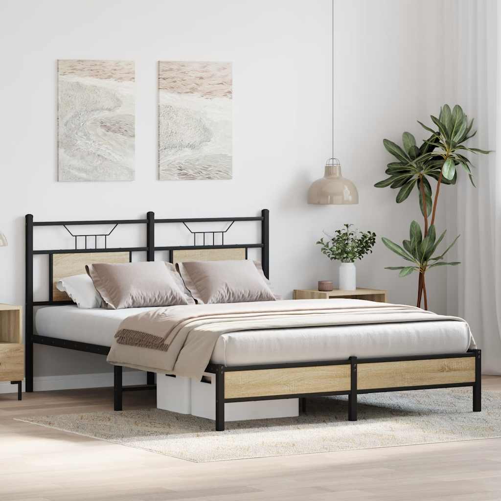 Giroletto senza Materasso Rovere Sonoma 150x200cm in Truciolato