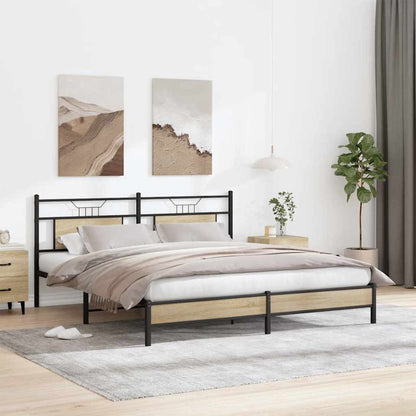 Giroletto senza Materasso Rovere Sonoma 160x200cm in Truciolato