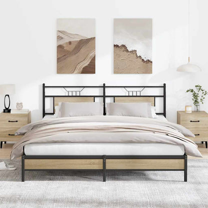 Giroletto senza Materasso Rovere Sonoma 183x213cm in Truciolato