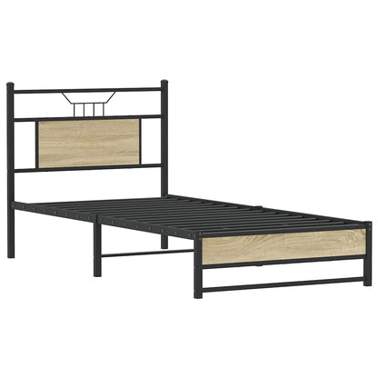 Giroletto senza Materasso Rovere Sonoma 75x190 cm in Truciolato