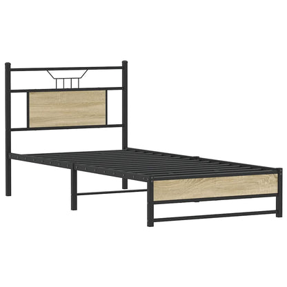 Giroletto senza Materasso Rovere Sonoma 80x200 cm in Truciolato