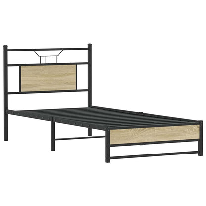 Giroletto senza Materasso Rovere Sonoma 90x190 cm in Truciolato