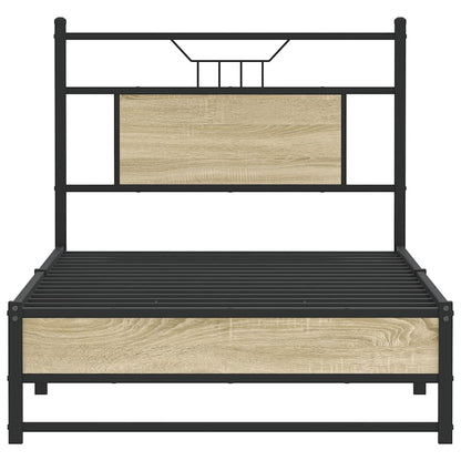Giroletto senza Materasso Rovere Sonoma 90x190 cm in Truciolato