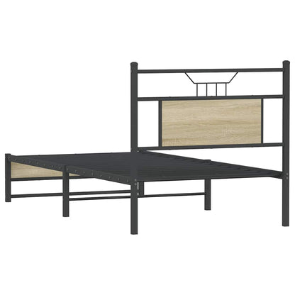 Giroletto senza Materasso Rovere Sonoma 90x200 cm in Truciolato