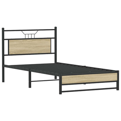 Giroletto senza Materasso Rovere Sonoma 107x203cm in Truciolato