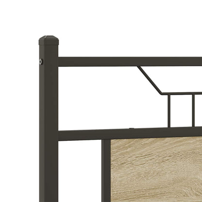 Giroletto senza Materasso Rovere Sonoma 150x200cm in Truciolato