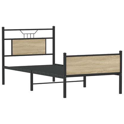 Giroletto senza Materasso Rovere Sonoma 75x190 cm in Truciolato