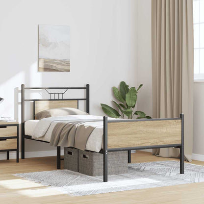 Giroletto senza Materasso Rovere Sonoma 75x190 cm in Truciolato | homemem39